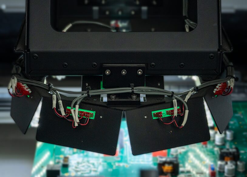Automated optical inspection of an assembled PCB
